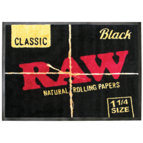 Raw Black Door Mat