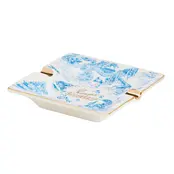 Loose Leaf Porcelain Ashtray