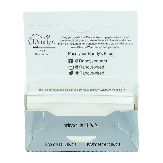Randy's Classic Wired 1/4 Rolling Papers