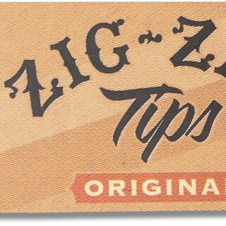 Zig Zag Wide Unbleached Tips