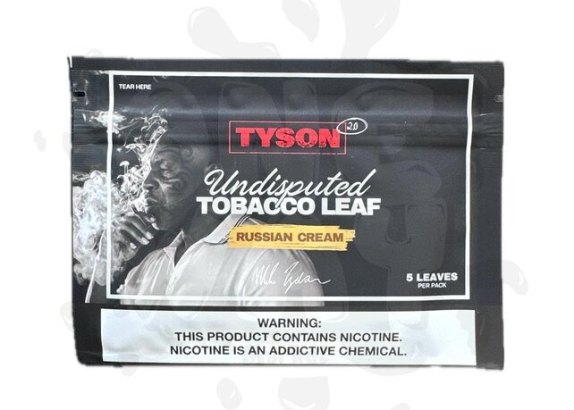 Tyson 2.0 Undisputed Tobacco Leaf Wraps 5 Pack