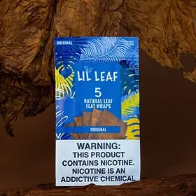 Hot Leaf Pre Cut 5 Pack Leaf Wraps