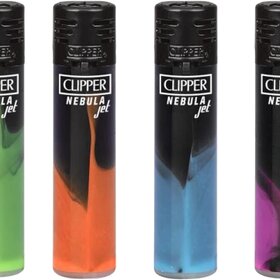 Clipper Jet Flame Lighter - Dark Nebula