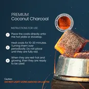 Sunlight Coconut Charcoal 72 Pieces (1KG)