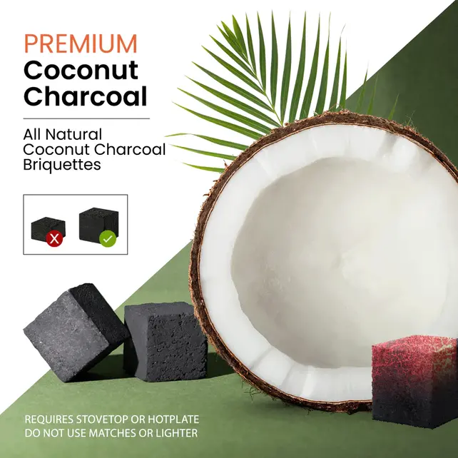 Sunlight Coconut Charcoal 72 Pieces (1KG)