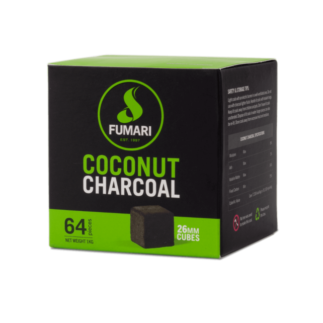 Fumari Coconut Charcoal 64 Pieces
