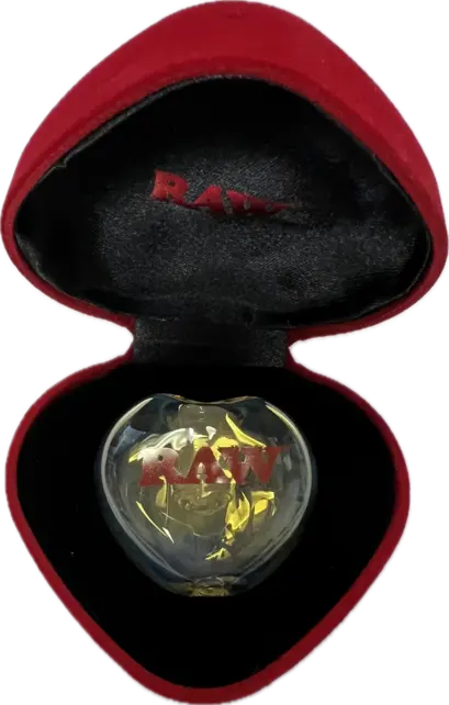 RAW Glass Heart - Cone Holder
