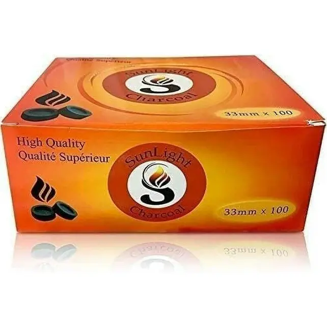 Sunlight Instant Light Charcoal 33MM Box of 10