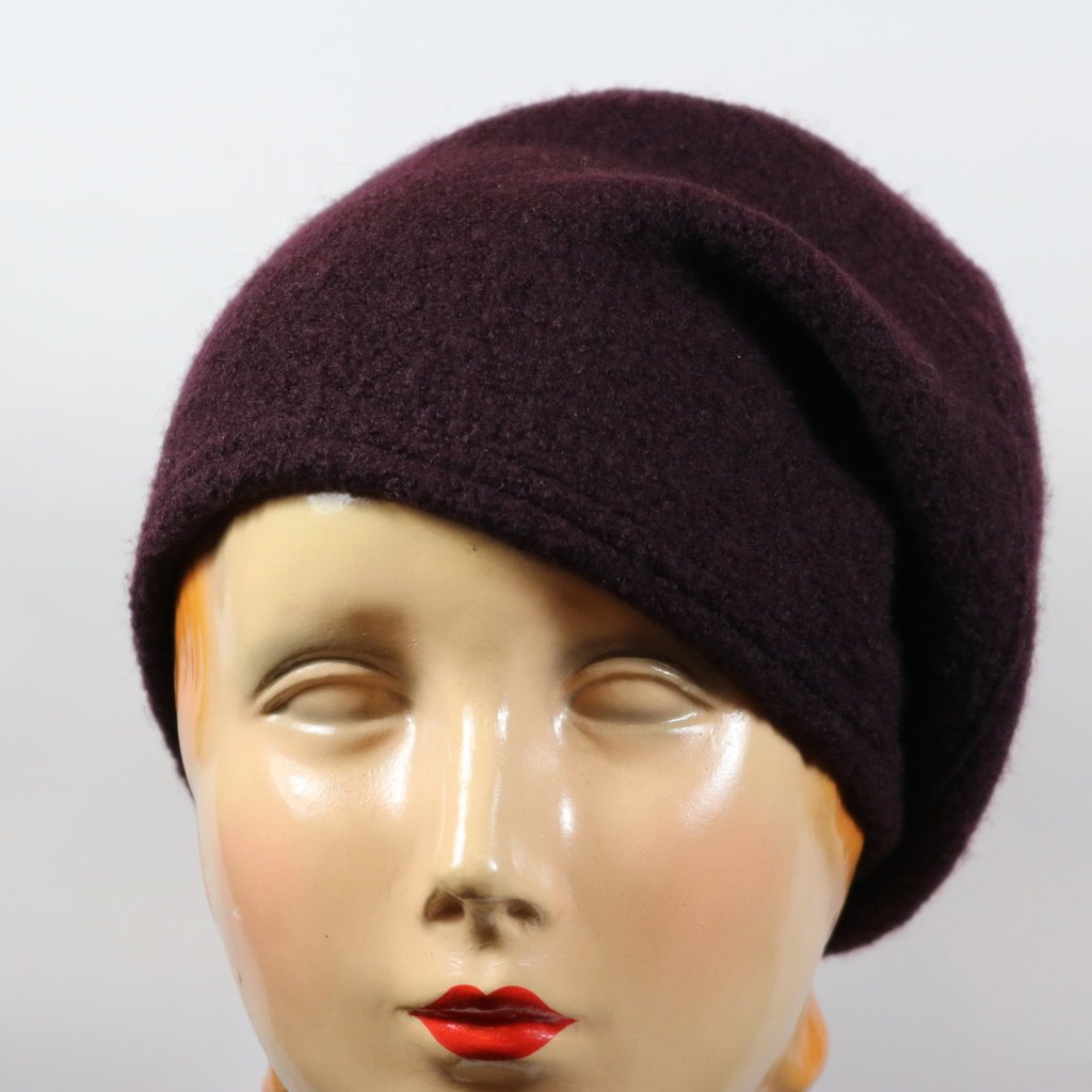 LILLIE & COHOE BOILED WOOL BERET