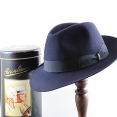 BORSALINO ALESSANDRIA MEDIUM BRIM FELT  FEDORA