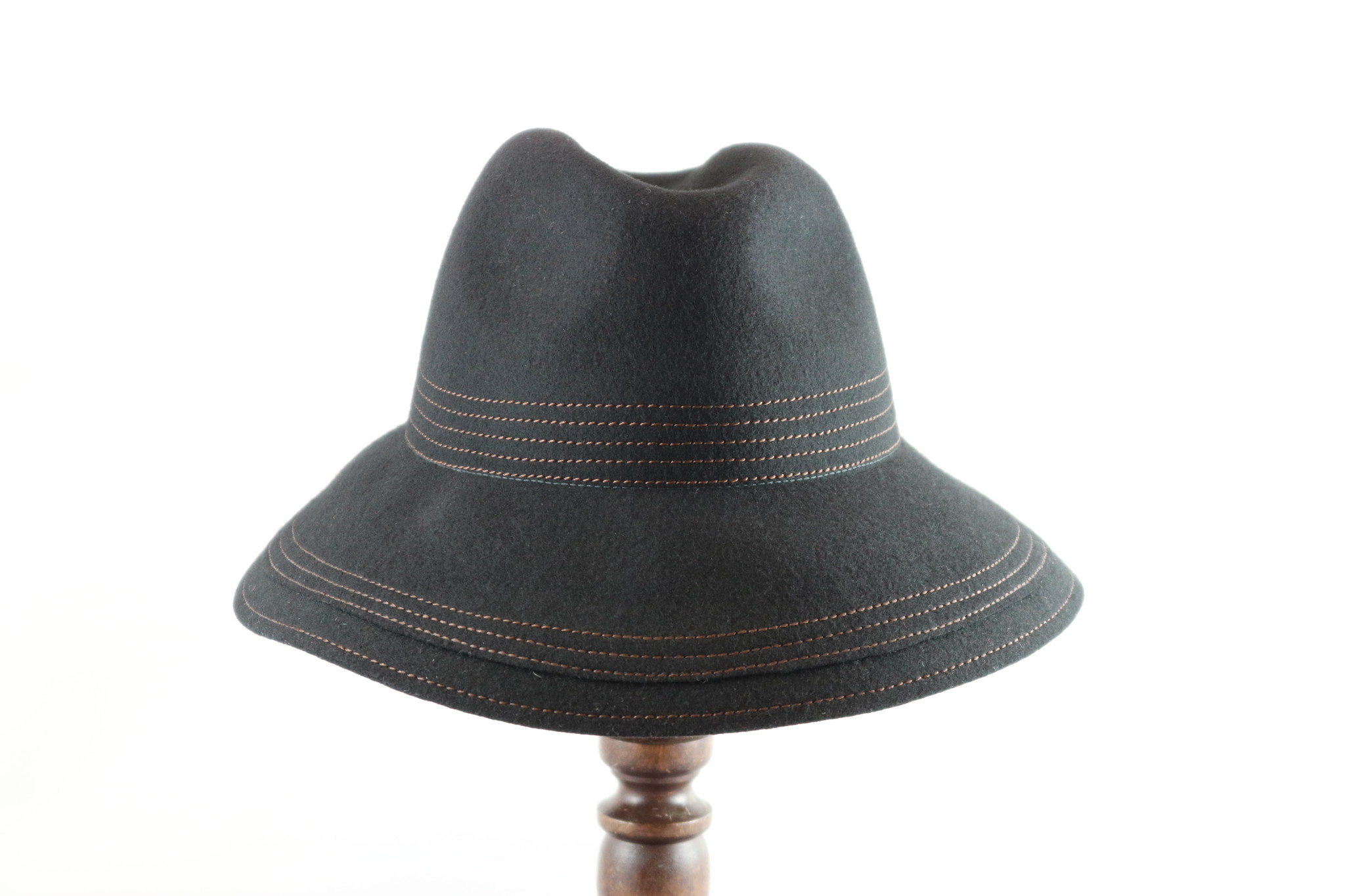 CANADIAN HAT WATER REPELLENT DOUBLE BRIM WOOL FEDORA