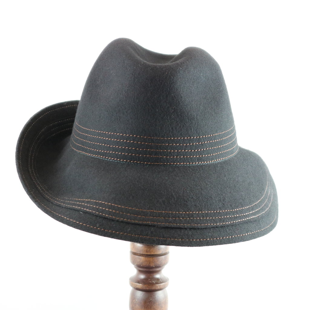 CANADIAN HAT WATER REPELLENT  DOUBLE BRIM WOOL FEDORA