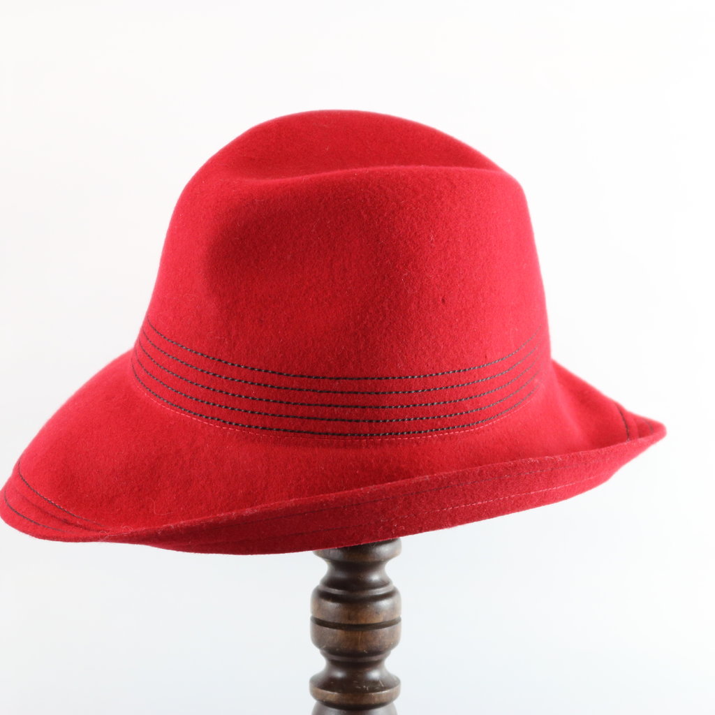 CANADIAN HAT WATER REPELLENT  DOUBLE BRIM WOOL FEDORA