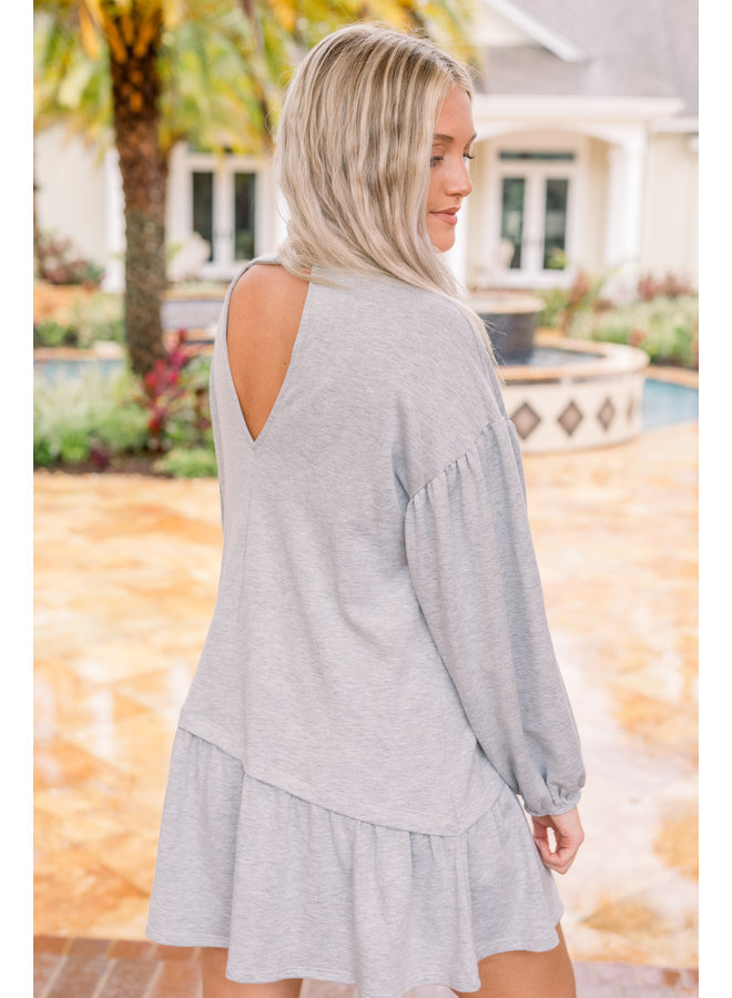Hangout Grey TShirt Dress