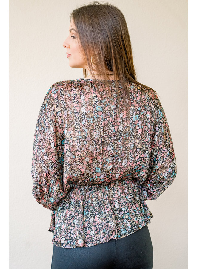 Holiday Dreams Satin Blouse - Sisterology