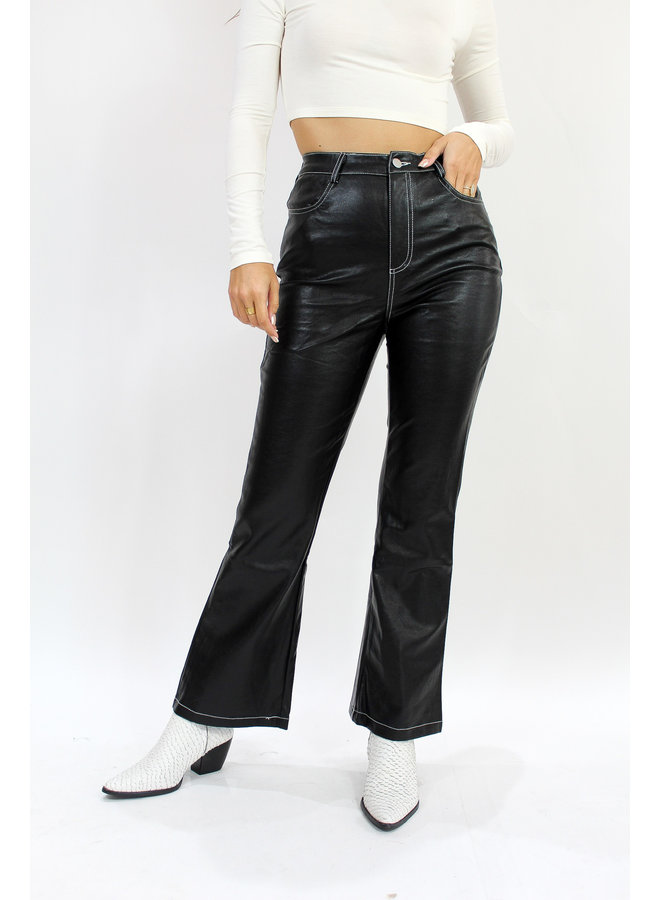 Ghosted Leather Pants - Sisterology