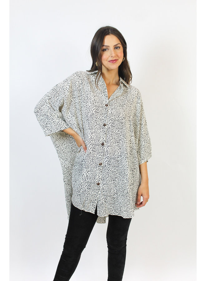 Spotted Collared Tunic