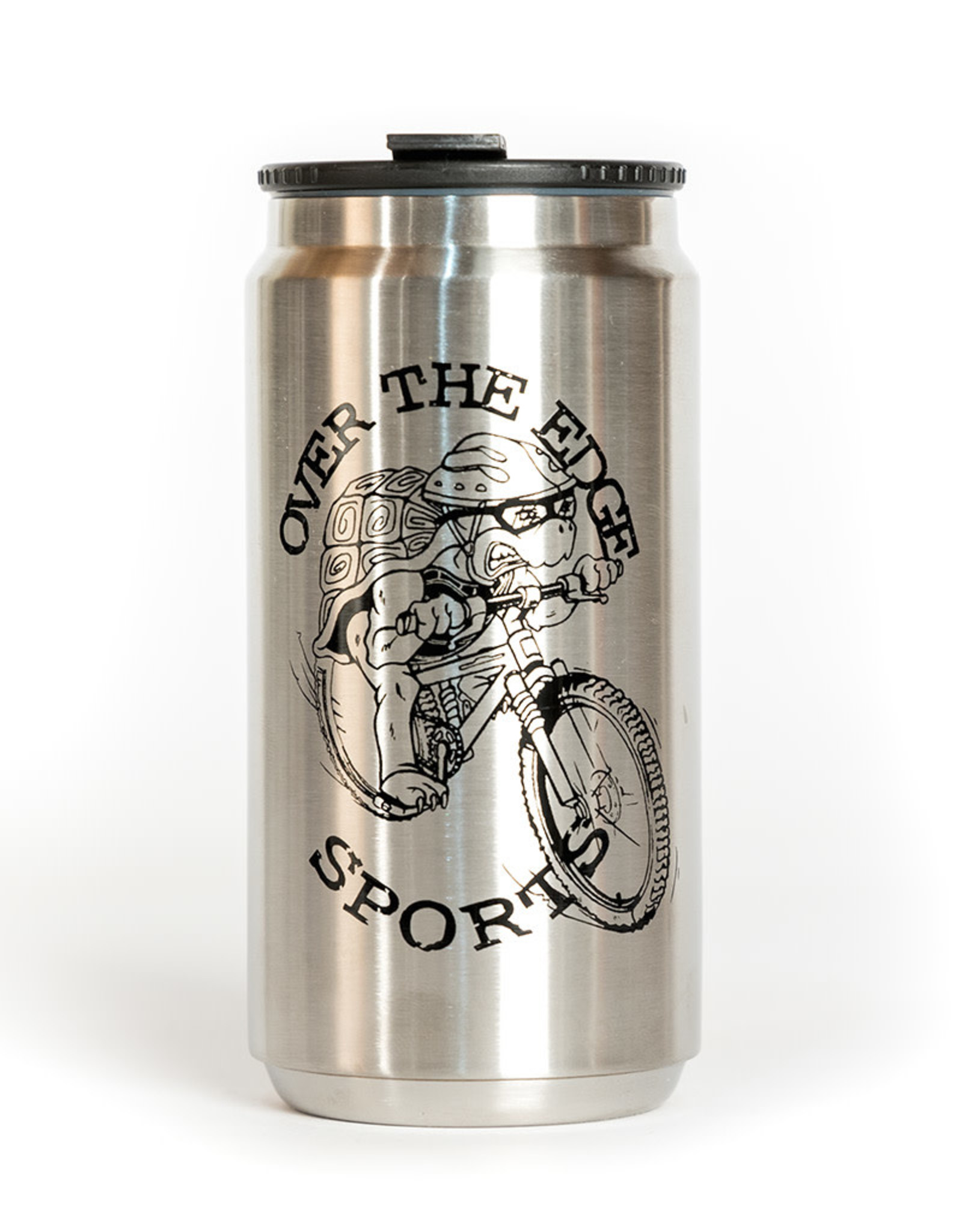 Boulder Business Products Over the Edge Can-Shaped Stainless Steel Travel Mug