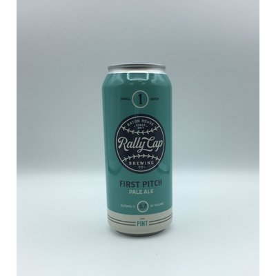 Rally Cap First Pitch Pale Ale 4PK 16OZ Rally Cap First Pitch Pale Ale 4PK 16OZ