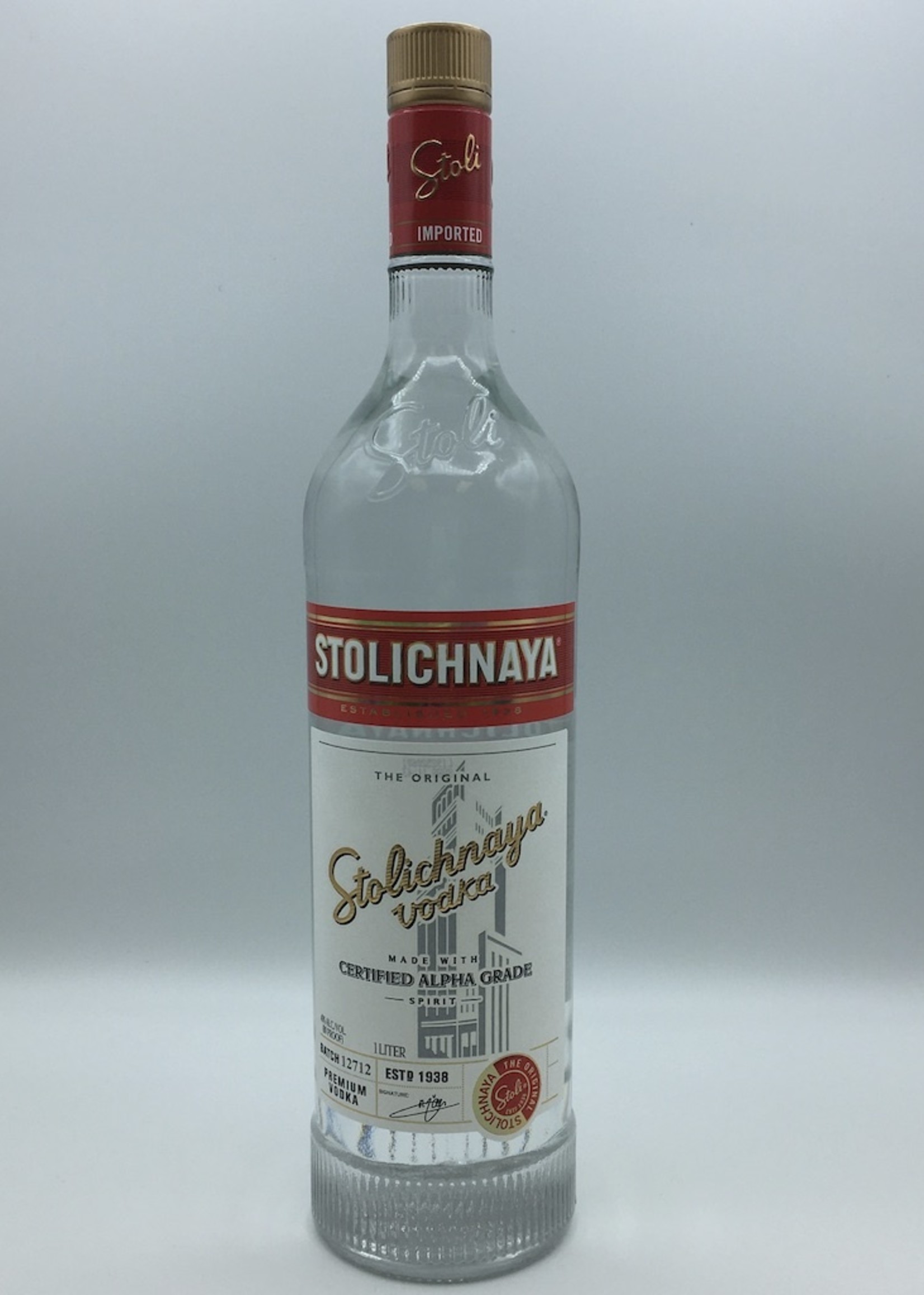 Stolichnaya Vodka Liter