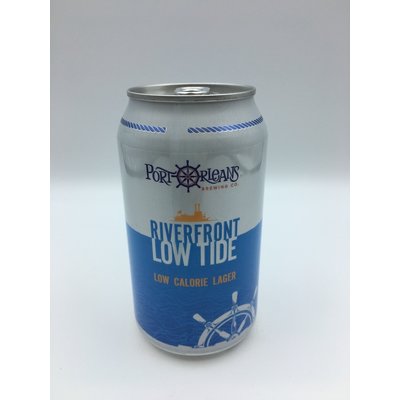 Port Orleans Riverfront Low Tide Low Calorie Lager 6PK 12OZ Port Orleans Riverfront Low Tide Low Calorie Lager 6PK 12OZ