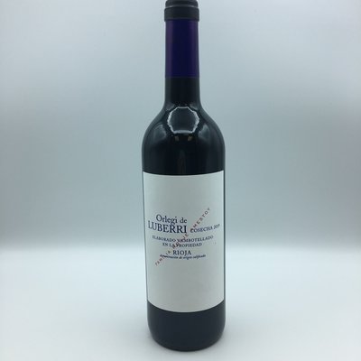 Orlegi de Luberri Rioja 750ML Tempranillo/ Viura Orlegi de Luberri Rioja 750ML Tempranillo/ Viura