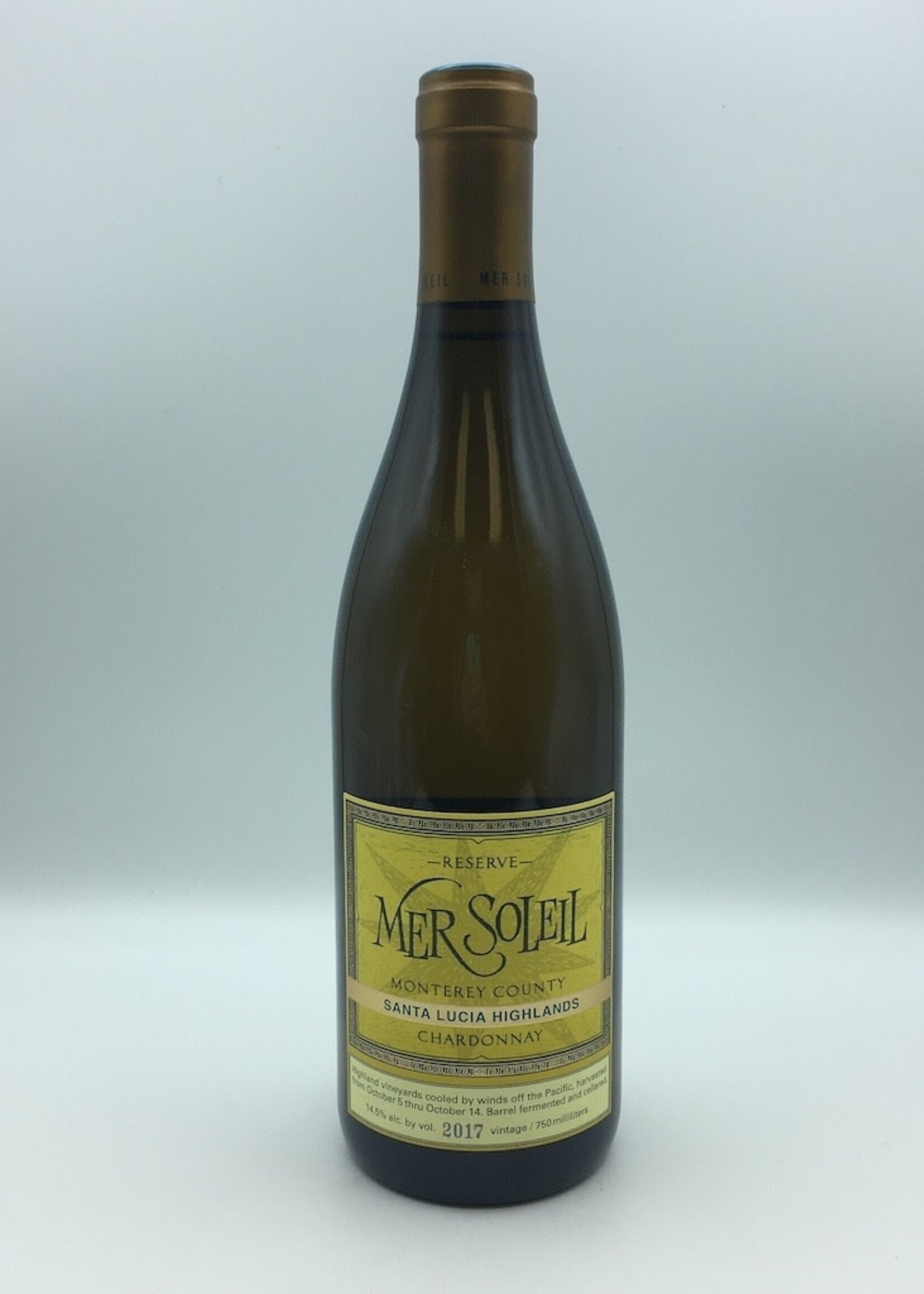 Mer Soleil Santa Lucia Highlands Reserve Chardonnay 750ML R