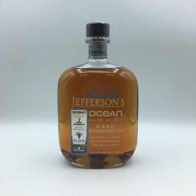 Jefferson’s Ocean Aged at Sea Cask Strength Bourbon Whiskey 750ML Elio's Store Pick Jefferson’s Ocean Aged at Sea Cask Strength Bourbon Whiskey 750ML Elio's Store Pick