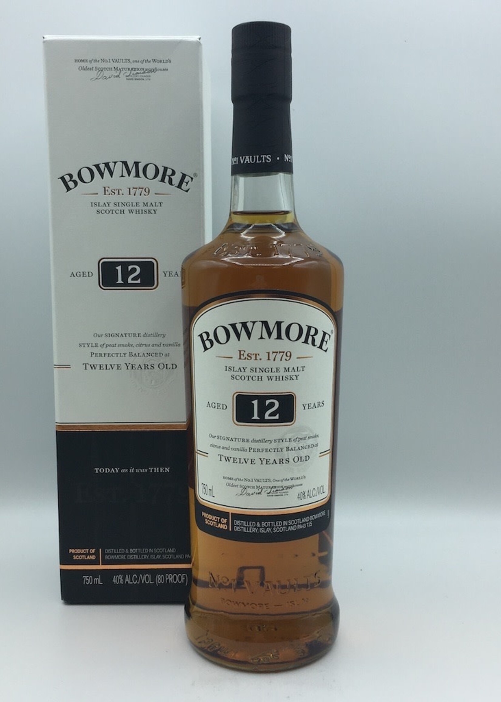 Bowmore 12YR Single Malt Scotch 750ML G