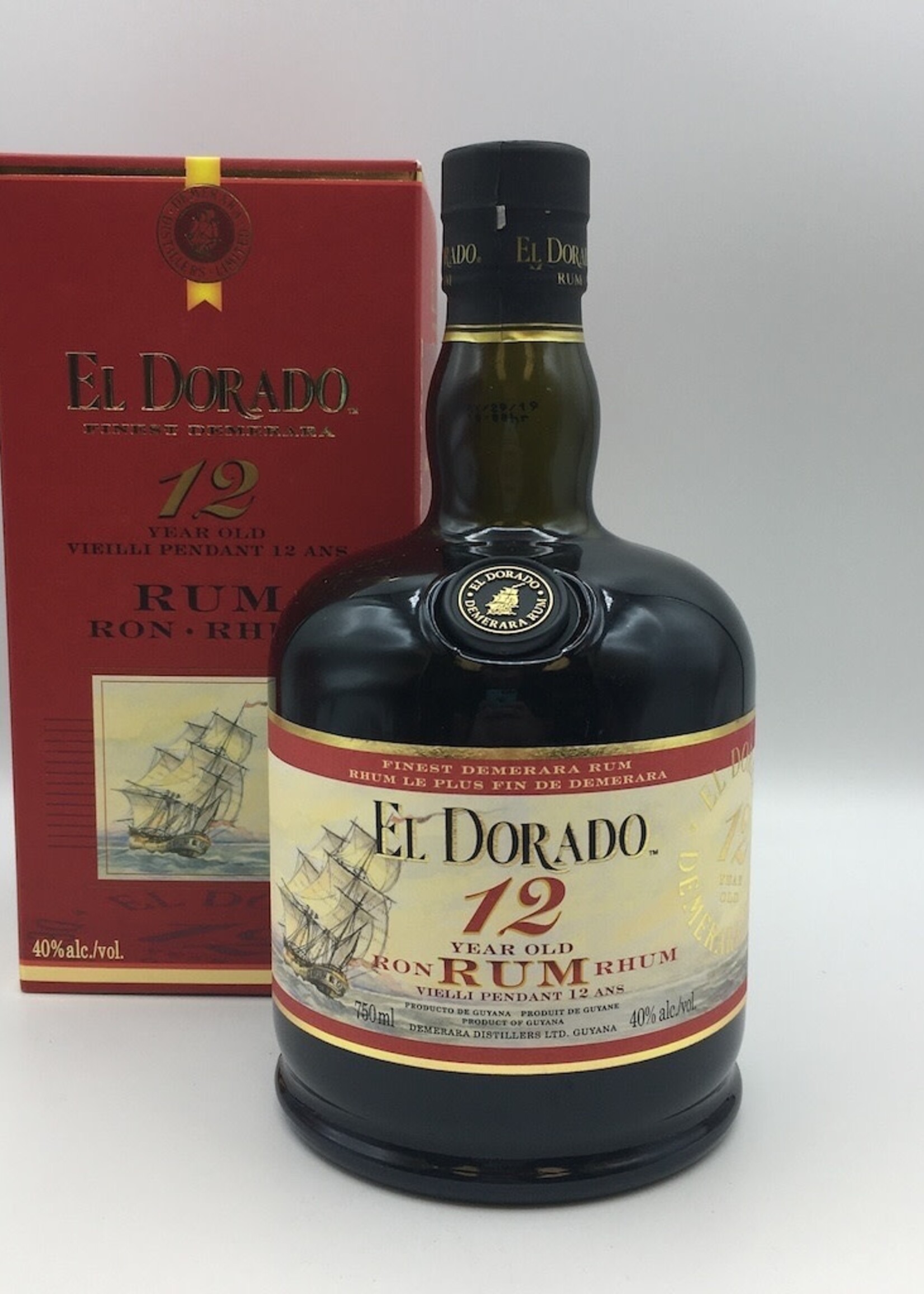 El Dorado 12YR Rum 750ML I
