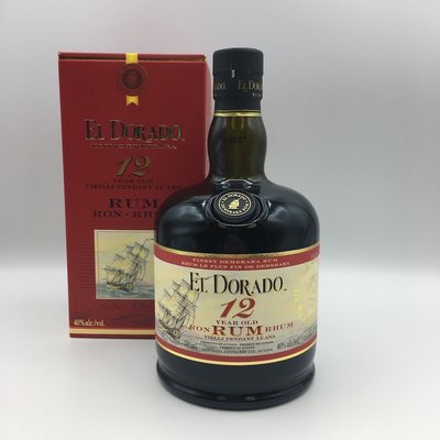 El Dorado 12YR Rum 750ML El Dorado 12YR Rum 750ML