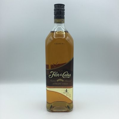 Flor de Cana 4YR Gold Rum Liter Flor de Cana 4YR Gold Rum Liter