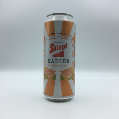 Stiegl Radler Grapefruit Cans 4PK 16OZ Stiegl Radler Grapefruit Cans 4PK 16OZ