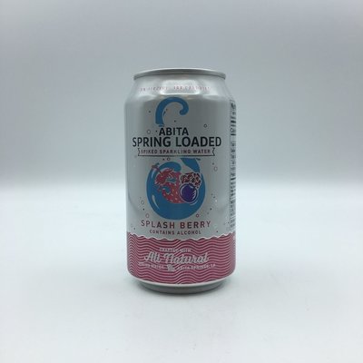 Abita Spring Loaded Slash Berry Hard Seltzer Can 4PK 12OZ Abita Spring Loaded Slash Berry Hard Seltzer Can 4PK 12OZ