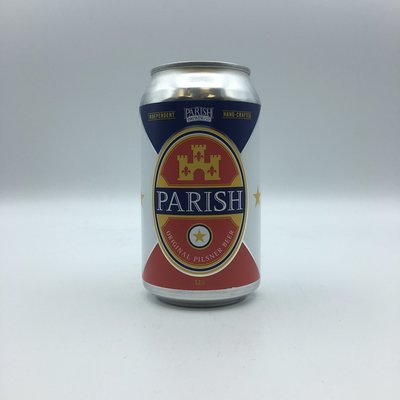 Parish Original Pilsner Cans 6PK 12OZ Parish Original Pilsner Cans 6PK 12OZ