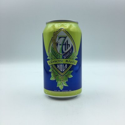 NOLA 7th Street Wheat Lemon Basil Cans 6PK 12OZ NOLA 7th Street Wheat Lemon Basil Cans 6PK 12OZ