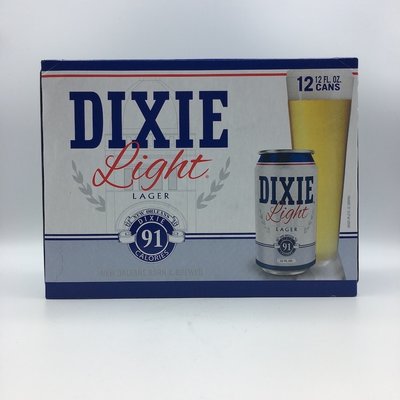 Dixie Light Cans 12PK 12OZ Dixie Light Cans 12PK 12OZ