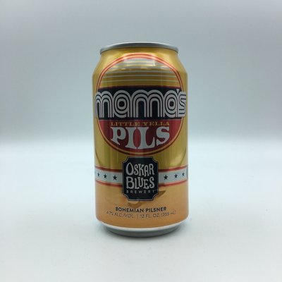 Oskar Blues Mama’s Little Yella Pils 6PK 12OZ Oskar Blues Mama’s Little Yella Pils 6PK 12OZ