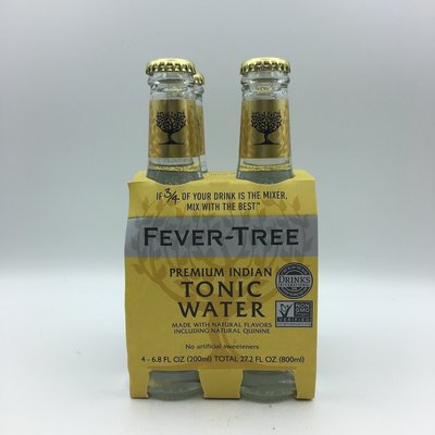 Fever Tree Indian Tonic Water 4PK 200ML Fever Tree Indian Tonic Water 4PK 200ML