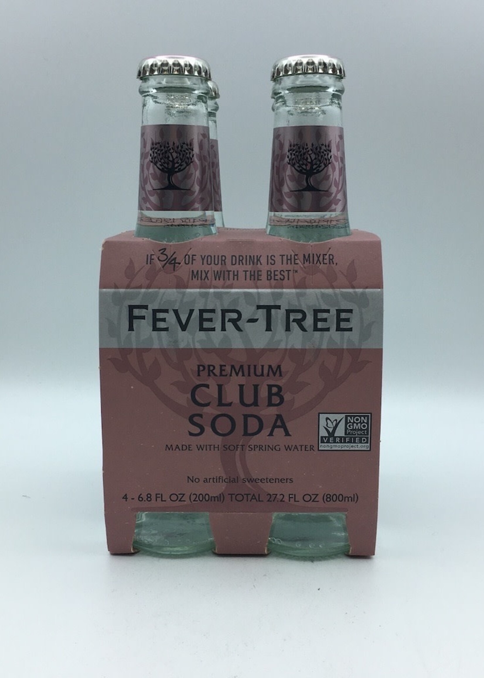 Fever Tree Club Soda Water 4PK 200ML G