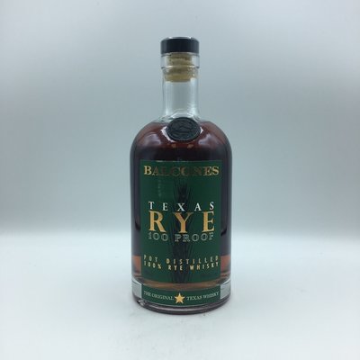 Balcones Texas Rye 100 Proof 750ML Balcones Texas Rye 100 Proof 750ML