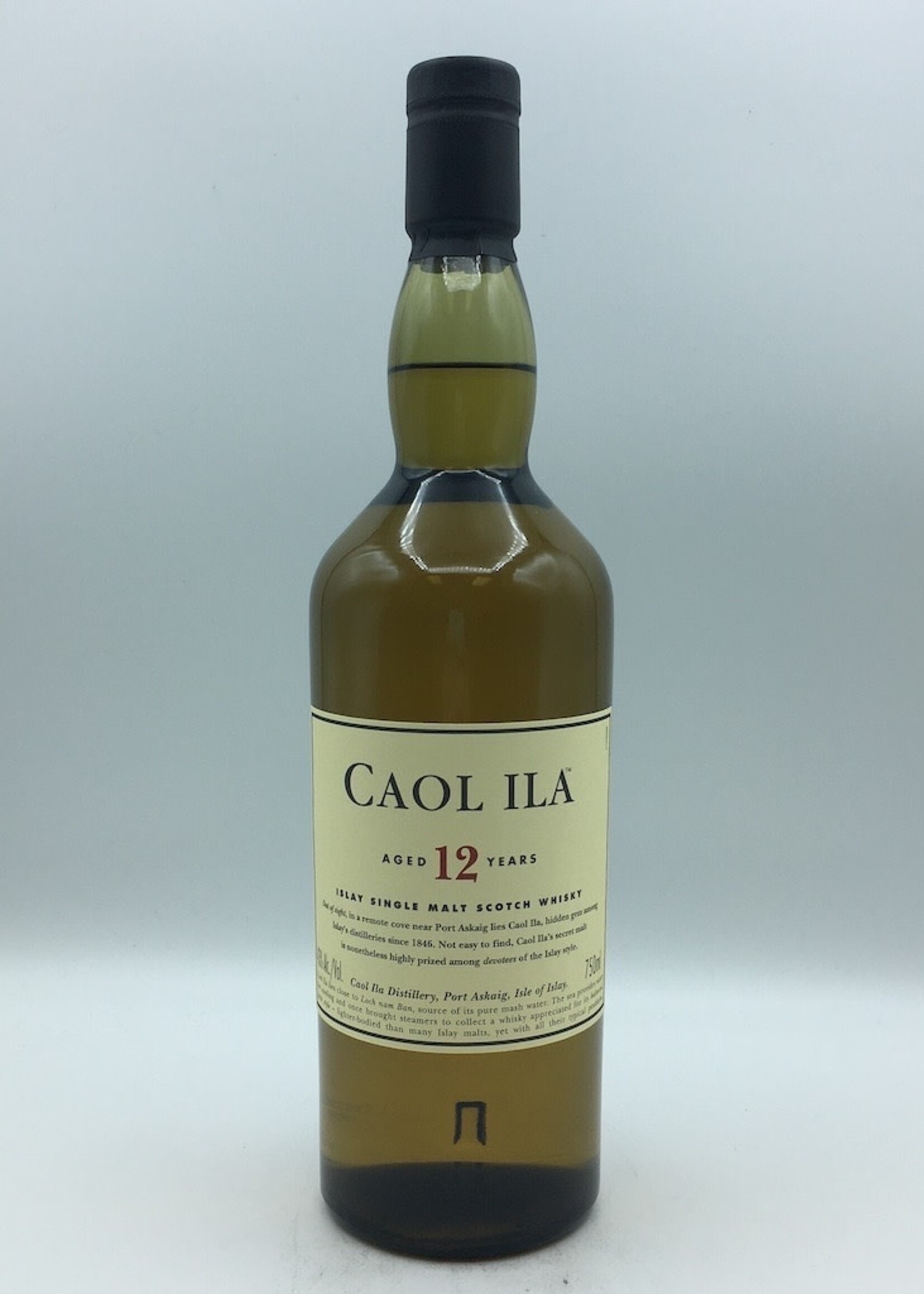 Caol Ila Islay 12YR Single Malt Scotch 750ML G