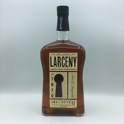Larceny 92 Proof Bourbon 1.75L Larceny 92 Proof Bourbon 1.75L