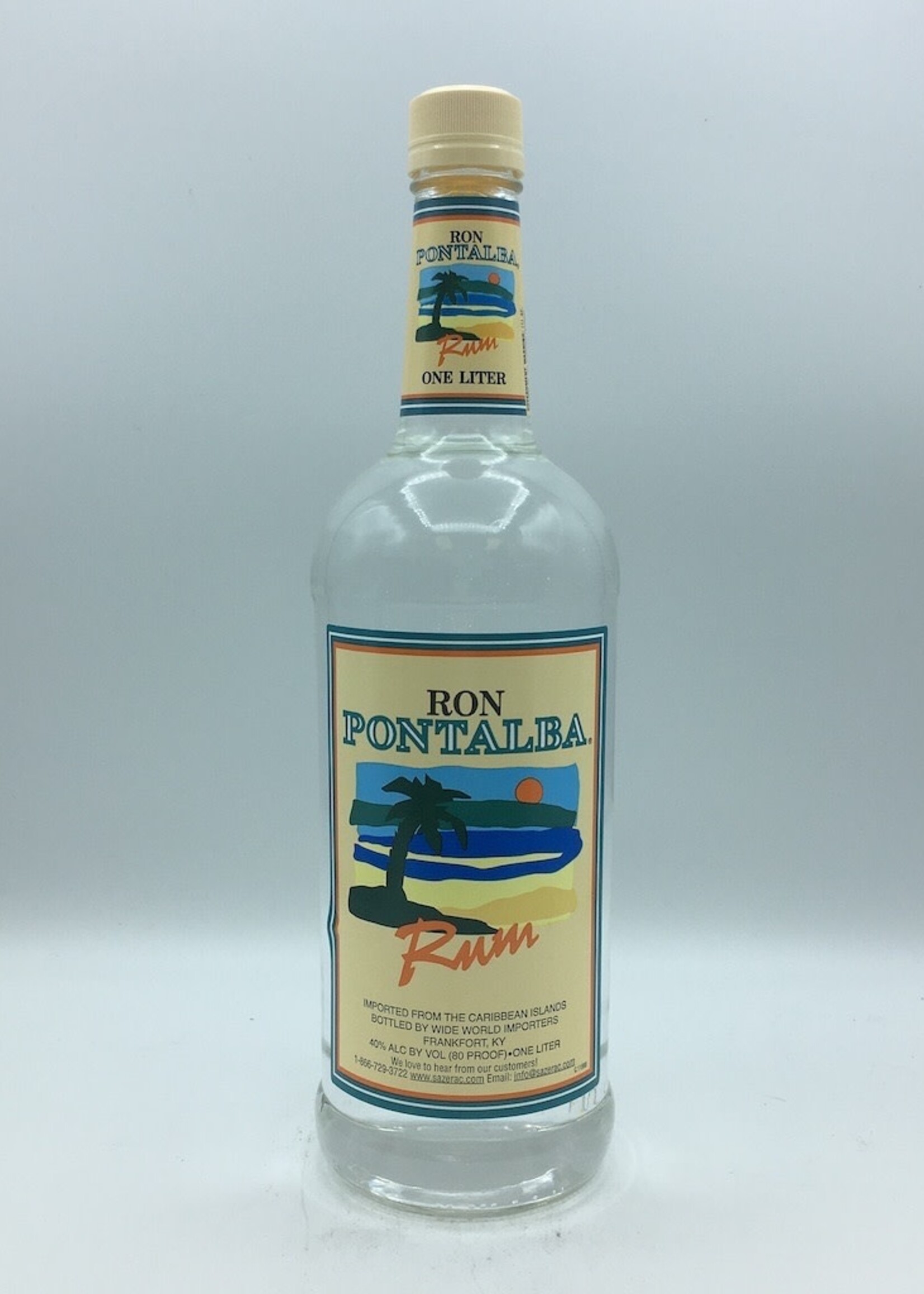 Ron Pontalba Silver Rum LIter