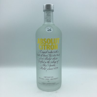 Absolut Citron Vodka Liter Absolut Citron Vodka Liter