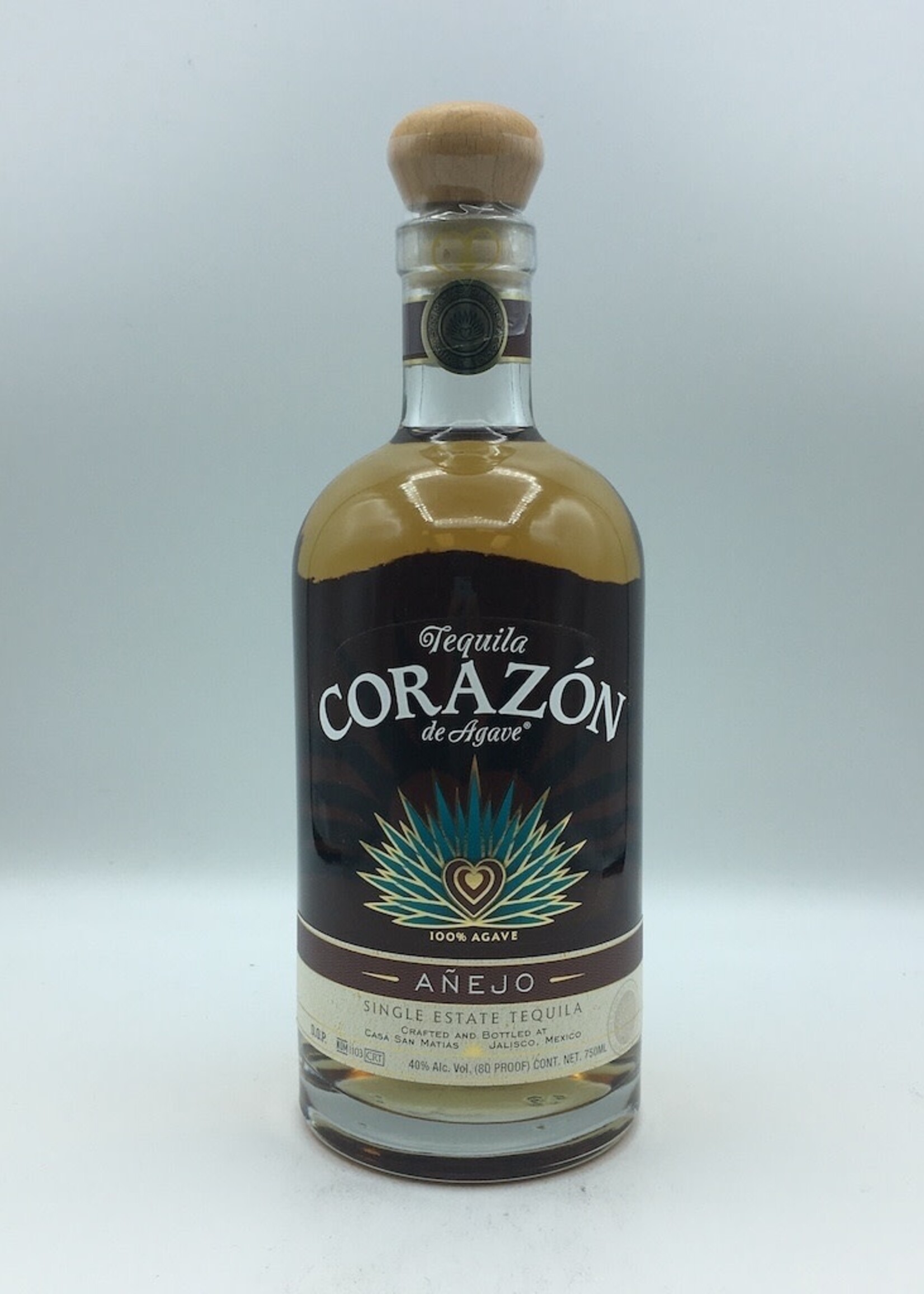 Corazon de Agave Tequila Anejo 750ML R