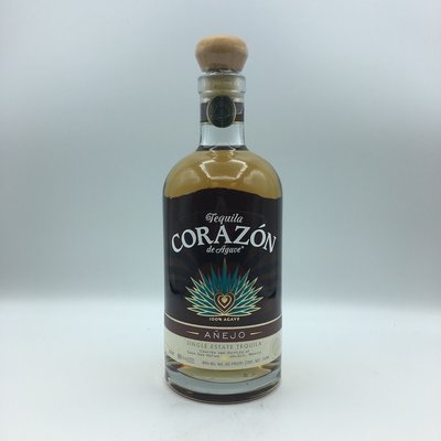 Corazon de Agave Tequila Anejo 750ML Corazon de Agave Tequila Anejo 750ML