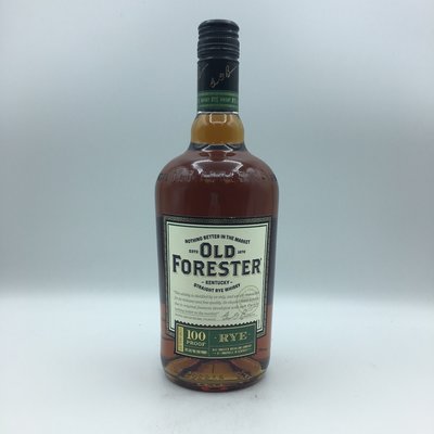 Old Forester Rye 100 Proof 750ML Old Forester Rye 100 Proof 750ML