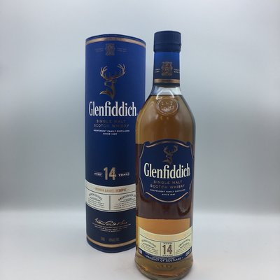 Glenfiddich 14YR Single Malt Scotch Whisky aged in Bourbon Barrels 750ML Glenfiddich 14YR Single Malt Scotch Whisky aged in Bourbon Barrels 750ML