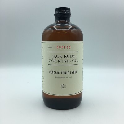 Jack Rudy Small Batch Tonic Syrup 16OZ Jack Rudy Small Batch Tonic Syrup 16OZ